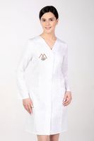 Fartuch medyczny taliowany damski długi rękaw z HAFTOWANYM TWOIM LOGO 5 szt