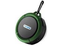 GŁOŚNIK BLUETOOTH 3.0 microSD WODOODPORNY Zielony