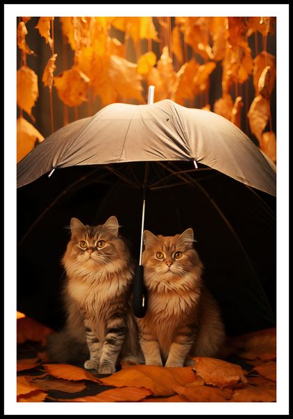 Plakat 61x90,5cm Jesienny Koci Schron zdjęcie 3