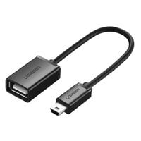 adapter przejściówka mini usb-b (męski) - usb-a (żeński) otg 10cm