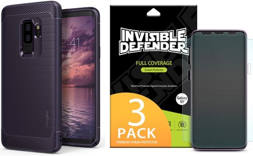 ETUI RINGKE ONYX GALAXY S9 PLUS + 3X FOLIA 3D na Arena.pl