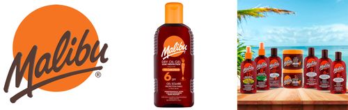 Malibu Dry Oil SPF6 Suchy Olejek Z Karotenem 200ml na Arena.pl