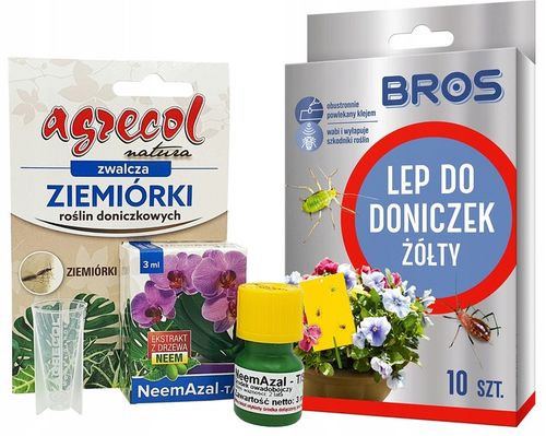 Zestaw na ziemiórkę na ziemiórki w roślinach płyn + lepy na Arena.pl