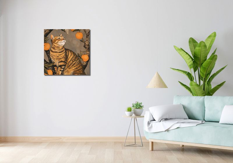 Obraz 60x60cm Gdzie z Tymi Łapami zdjęcie 2