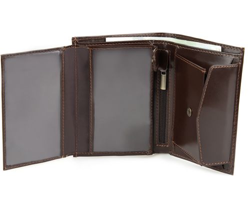 Portfel męski Alloy - Stefania Brązowy na Arena.pl