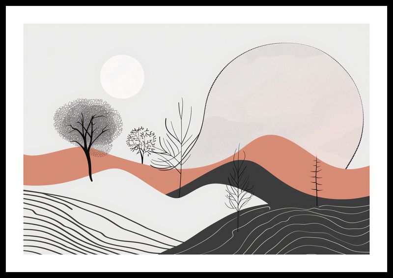 Plakat 60x40cm Półcień Widoku zdjęcie 3