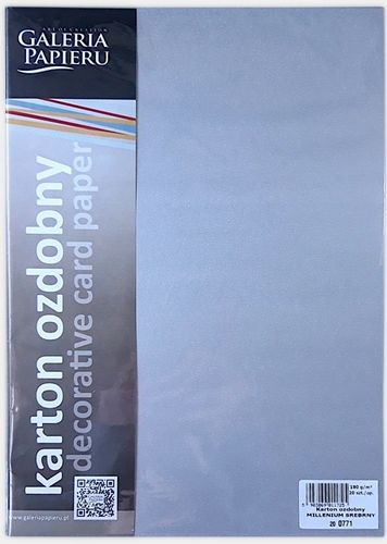 Karton Ozdobny Millenium Srebrny 180G (20) 1725 na Arena.pl