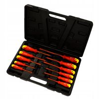 ZESTAW WKRĘTAKÓW WKRĘTAK ŚRUBOKRĘTY IZOLOWANE 11el