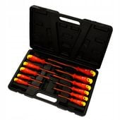 ZESTAW WKRĘTAKÓW WKRĘTAK ŚRUBOKRĘTY IZOLOWANE 11el