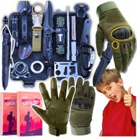 roz L RĘKAWICZKI TAKTYCZNE BOJOWE SURVIVAL DLA HARCERZA DZIECKA ASG +GRATIS