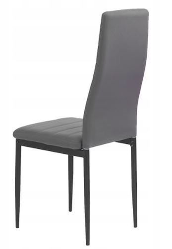 Krzesło tapicerowane nowoczesne do jadalni salonu Mark5 szare na Arena.pl