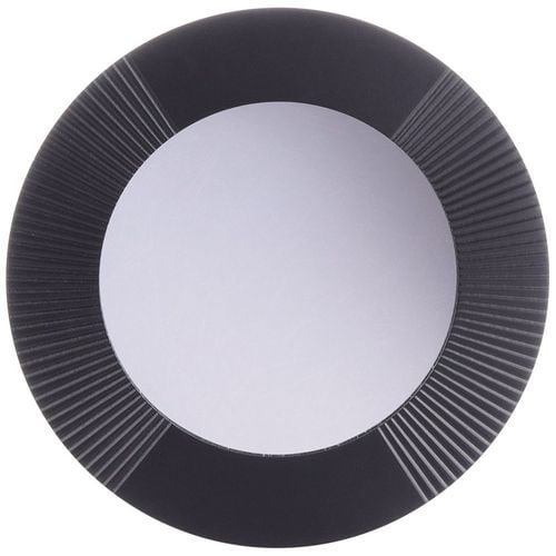 Lustro ścienne czarne okrągłe 40 cm na Arena.pl