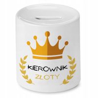 Skarbonka Dla Kierownika Kierownik Złoty Prezent Z Nadrukiem Ze Zdjęciem Z