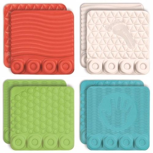 CLEMMY ŚCIEŻKA SENSORYCZNA Mięciutka mata + pachnące klocki, dla maluszka na Arena.pl