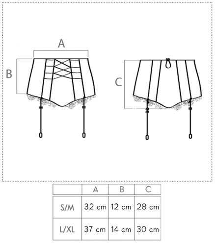 MAJTKI DO POŃCZOCH FIGI PAS DO POŃCZOCH S/M na Arena.pl