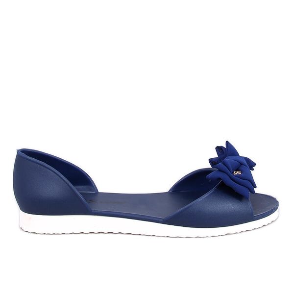 Baleriny meliski open toe Navy r.40 zdjęcie 1