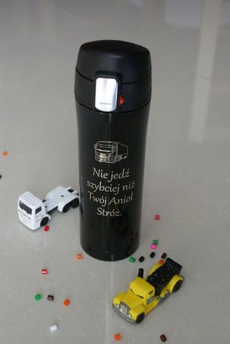 Kubek termiczny termos KIEROWCY + GRAWER prezent na Arena.pl
