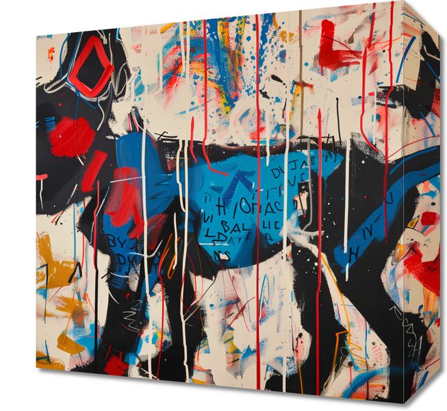 Obraz 30x30cm Miejski Pies zdjęcie 1