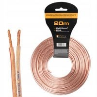 KABEL PRZEWÓD GŁOŚNIKOWY GRUBY DWUŻYŁOWY CAR-AUDIO 2 x 2,5 mm 20 m
