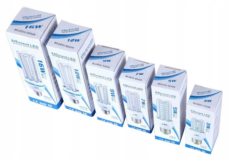 ŻARÓWKA DIODOWA E14 CORN LED 5W CIEPŁA/ZIMNA W-WA zdjęcie 7