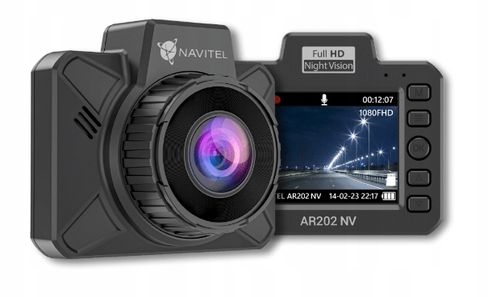 Wideorejestrator NAVITEL AR202 NV, obiektyw 140°, tryb parkingowy na Arena.pl