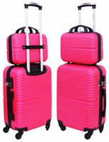 WALIZKA NA KÓŁKACH ZESTAW MAŁA KABINOWA GRAVITT 1203 + KUFEREK WIZZAIR