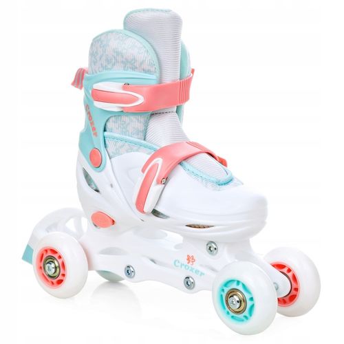 Rolki Łyżwy Wrotki Regulowane 4w1 Croxer Inez 26-29 LED na Arena.pl