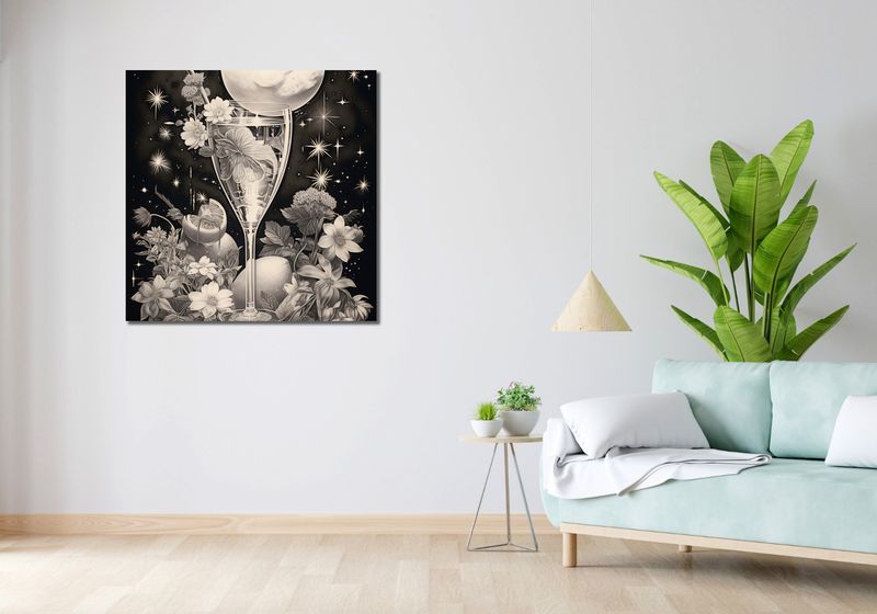 Obraz 90x90cm Kosmiczny Eliksir zdjęcie 2