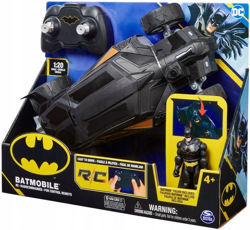 ZESTAW BATMAN BATMOBILE ZDALNIE STEROWANY + FIGURKA POJAZD AUTO RC PILOT na Arena.pl