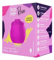 romp rose - stymulator powietrzny w kształcie roży, silikonowy, 7,6 cm