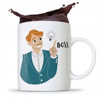 Kubek Prezent Dla Szefa Boss Z Nadrukiem Ze Zdjęciem