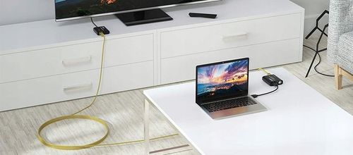 Transmiter HDMI LAN Przedłużacz Extender 1080p 60m Nadajnik Odbiornik + USB na Arena.pl