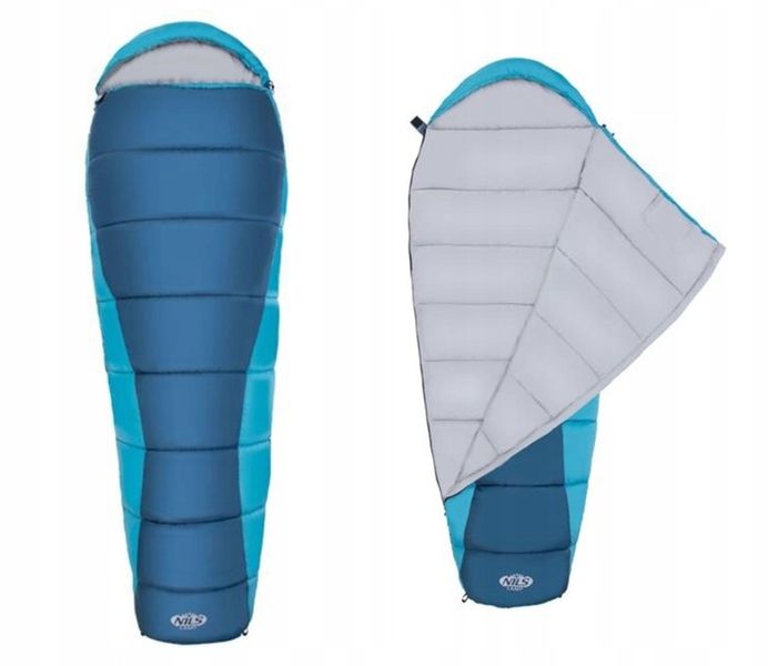 Ciepły turystyczny śpiwór pod namiot campingowy 220 x 80cm Nils Camp NC2012 zdjęcie 1