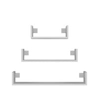 KOMPLET 3 x PÓŁKA WISZĄCA ŚCIENNA MOBI 3P BIEL