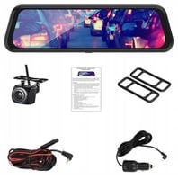 WIDEOREJESTRATOR JAZDY HD LUSTERKO KAMERA SAMOCHODOWA WIFI COFANIA 1080P