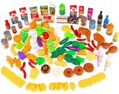 Plastikowe warzywa owoce do kuchni 120 szt