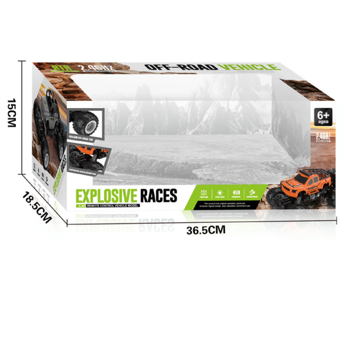 Samochód Auto Terenowe Duży Pojazd 6 Kółek Zdalnie Sterowane Pilot Usb na Arena.pl