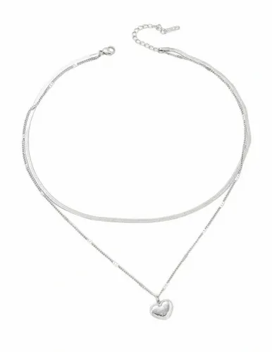 Naszyjnik lancuszek srebrne serduszko CELEBRYTKA na Arena.pl