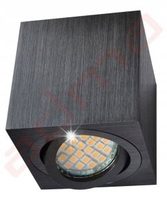 OPRAWA NATYNKOWA SUFITOWA STROPOWA RUCHOMA GU10 DO LED OH37 CZARNA