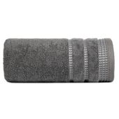 Ręcznik bawełniany AMANDA 50x90 Eurofirany grafitowy