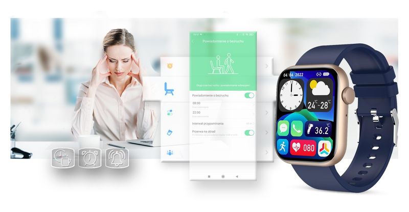 smartwatch damski gravity gt3-4 zdjęcie 15