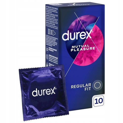 Durex Mutual Pleasure prezerwatywy z wypustkami opóźniające wytrysk 10 szt. na Arena.pl
