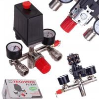 wyłącznik ciśnieniowy do kompresora 230v presostat z reduktorem manometry