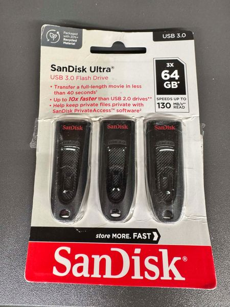 Pendrive SanDisk 64 GB USB 3.0 czarny zdjęcie 8