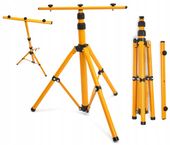 Statyw Stojak Na Naświetlacz Halogen LED Podwójny Budowlany Do