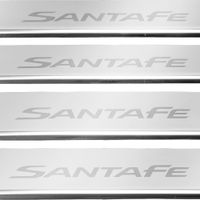 Listwa progowa HYUNDAI SANTA FE MK3 Stal nierdzewna 304 połysk 4szt