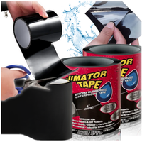 2X 10x150 cm TAŚMA USZCZELNIAJĄCA NAPRAWCZA WODOODPORNA SAMOPRZYLEPNA MOCNA