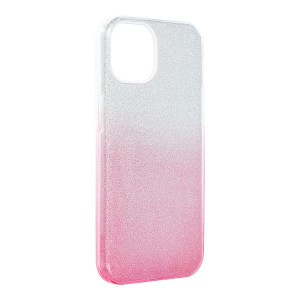 Futerał SHINING do IPHONE 13 transparentny różowy zdjęcie 1
