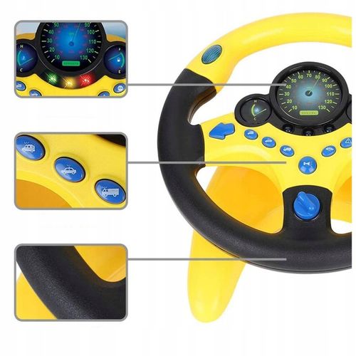 KIEROWNICA DO AUTA INTERAKTYWNA SYMULATOR JAZDY SAMOCHODEM KRĘCI SIĘ 360 na Arena.pl