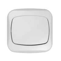 atut łącznik zwierny światło, dzwonek p/t biały - e+9001177
